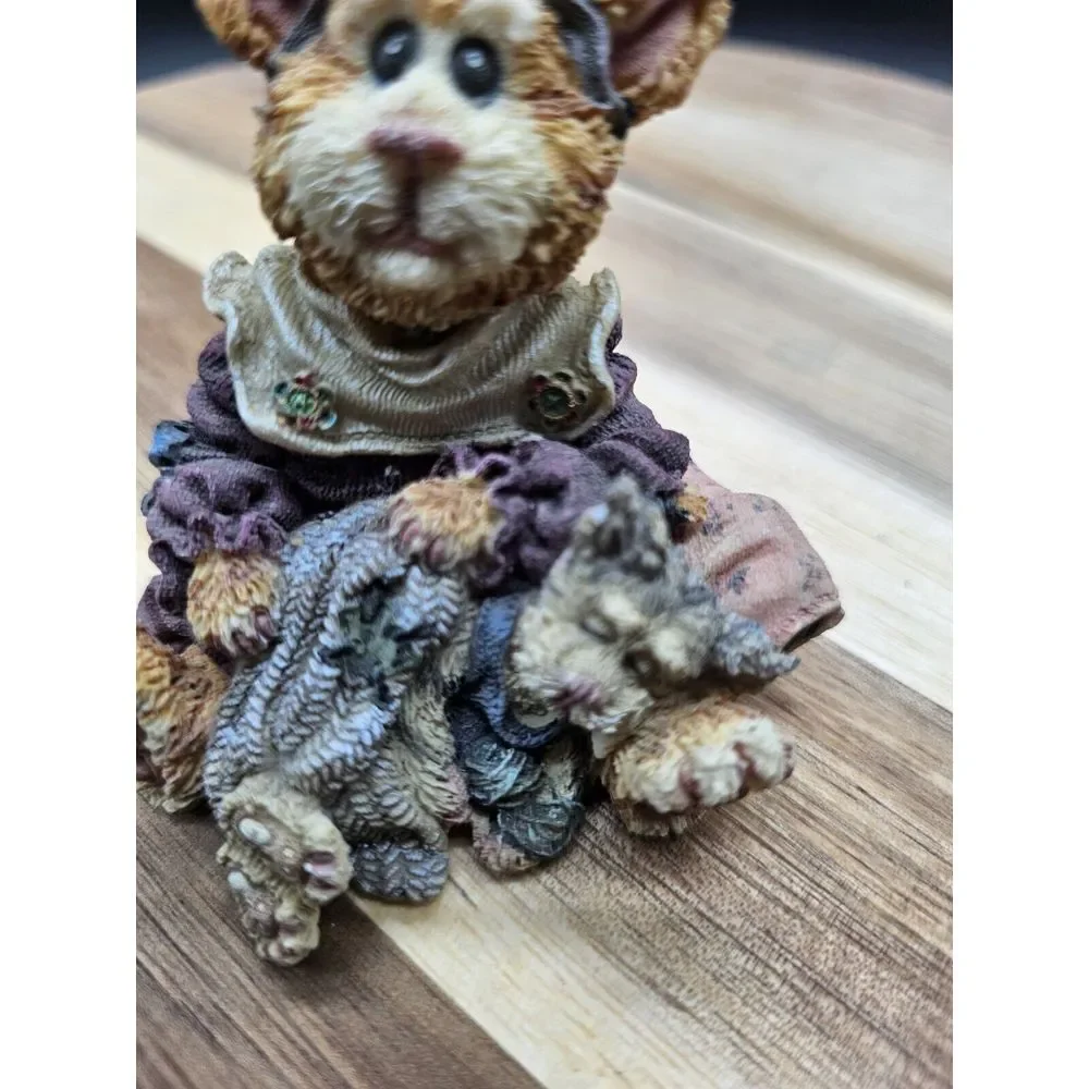 Vtg Boyds Bear Purrstone Collection Maddie Purrkins With Puddytat‎ Figurine Cat